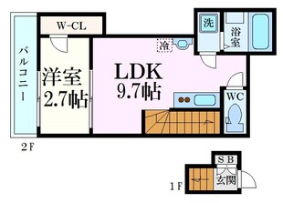 Ｐａｂｌｏ長束の物件間取画像